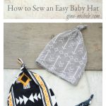 Easy Knotted Baby Hat Free Sewing Pattern