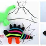 Glove Dinosaur Free Sewing Pattern