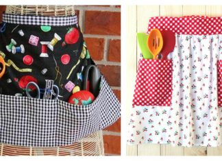 Modern Pocket Apron Free Sewing Pattern