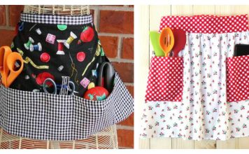 Modern Pocket Apron Free Sewing Pattern
