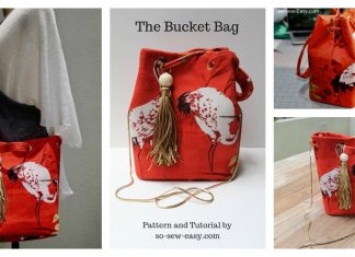 Bucket Bag Free Sewing Pattern