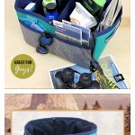 Divided and Structured Fabric Basket Free Sewing Pattern
