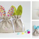 Drawstring Bunny Bags Free Sewing Pattern