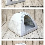 Fleece Pet House Igloo Free Sewing Pattern