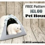 Fleece Pet House Igloo Free Sewing Pattern