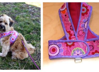 Kimono Dog Harness Free Sewing Pattern