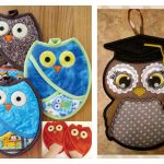 Owl Pot Holders Sewing Pattern