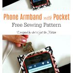 Phone Armband with Pocket Free Sewing Pattern
