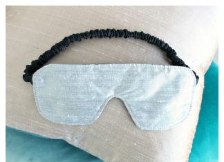 Sleep Mask Free Sewing Pattern