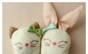 Snuggle Bunny and Kitty Free Sewing Pattern