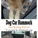 Dog Car Hammock Free Sewing Pattern