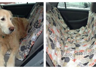 Dog Car Hammock Free Sewing Pattern