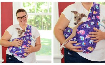 Dog Sling Carrier Free Sewing Pattern