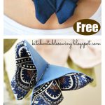 Fabric Origami Butterfly Free Sewing Pattern