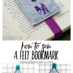 Felt Mother’s Day Bookmark Free Sewing Pattern