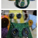 Owl Pincushion Free Sewing Pattern and Video Tutorial
