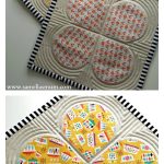 Retro Teardrop Trivet Free Sewing Pattern