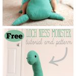 Smiley Loch Ness Monster Free Sewing Pattern