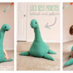 Smiley Loch Ness Monster Free Sewing Pattern