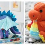 Soft Toy Dragon Free Sewing Pattern
