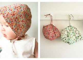 Baby Sun Bonnet Free Sewing Pattern
