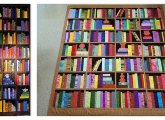 Bookcase Quilt Free Sewing Pattern