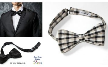 Bow Tie Free Sewing Pattern