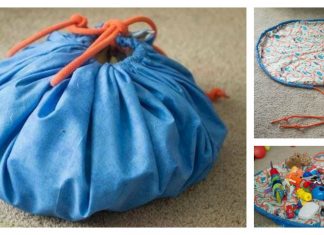 Drawstring Toy Bag Free Sewing Pattern