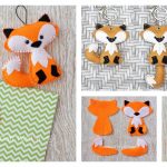 Felt Fox Keychain Free Sewing Pattern