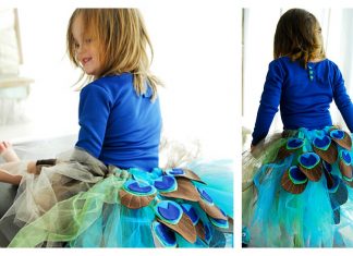 Peacock Costume Tutu Free Sewing Pattern