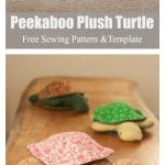 Peekaboo Plush Turtle Free Sewing Pattern and Template