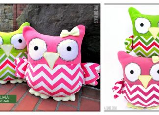 The SleepyTime Stuffed Owls Free Sewing Pattern