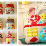Fabric House Ornament Free Sewing Pattern