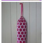 Grocery Bag Holder Free Sewing Pattern and Video Tutorial