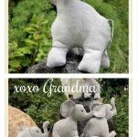 Little Elephant Softie Toy Free Sewing Pattern