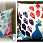 Patchwork Peacock Pillow Free Sewing Pattern