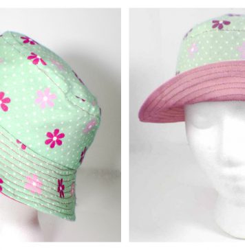 Reversible Bucket Hat Free Sewing Pattern