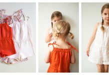 Summer Girl Romper Free Sewing Pattern
