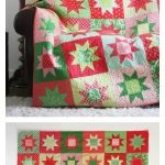 Christmas Stars Quilt Free Sewing Pattern
