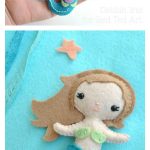Little Felt Mermaid Free Sewing Pattern