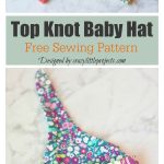 Top Knot Baby Hat Free Knitting Pattern