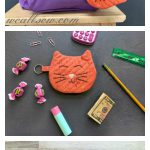 Cat Zipper Pouch Free Sewing Pattern