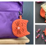 Cat Zipper Pouch Free Sewing Pattern
