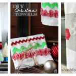 Christmas Dish Towels Free Sewing Pattern