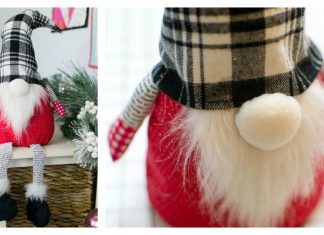 Christmas Gnome Softie Free Sewing Pattern