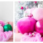 DIY Christmas Ornament Pillows Free Sewing Pattern