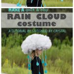 DIY Rain Cloud Halloween Costume Tutorial