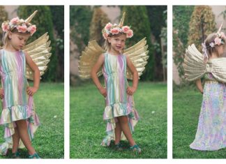 DIY Unicorn Costume Free Sewing Pattern