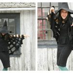 No Sew Halloween Spiderweb Cape Tutorial