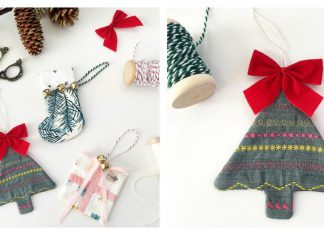 Quilty Holiday Christmas Ornaments Free Sewing Pattern and Video Tutorial